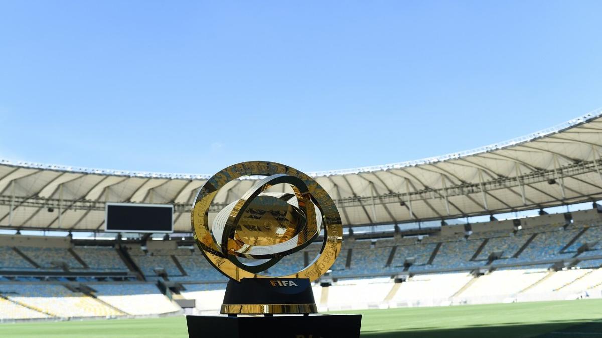 The Club World Cup trophy 